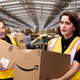 Image for article titled ‘Marvelous Mrs. Maisel’ Cast Members Clock Into Amazon Warehouse For Mandatory Black Friday Overtime Shift